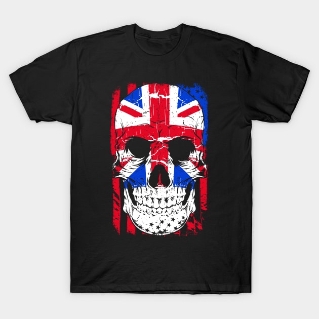 Flag Mask Skull T-Shirt by machmigo